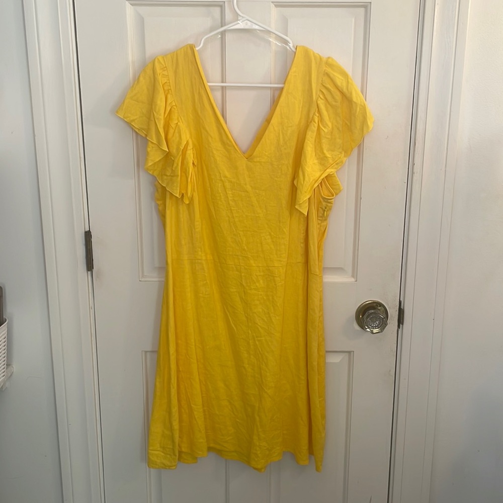 Yellow Mini Dress